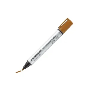 Novedad STAEDTLER 10 MARCADOR LUMOCOLOR PIZARRA BLANCA PUNTA REDONDA MARRON - 351-7