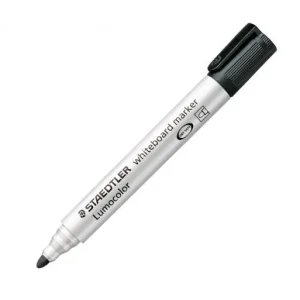 Certificado STAEDTLER 10 MARCADOR LUMOCOLOR PIZARRA BLANCA PUNTA REDONDA NEGRO - 351-9