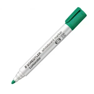 STAEDTLER 10 MARCADOR LUMOCOLOR PIZARRA BLANCA PUNTA REDONDA VERDE - 351-5 Envío Exprés