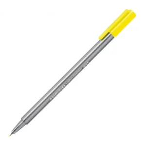 STAEDTLER 10 ROTULADOR TRIPLUS FINELINER AMARILLO NEON - 334-101 Ordena Ya