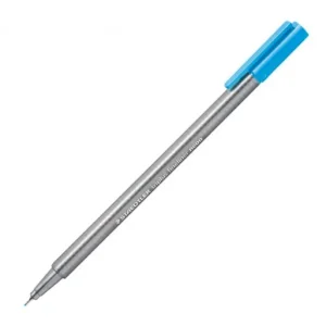 STAEDTLER 10 ROTULADOR TRIPLUS FINELINER AZUL NEON - 334-301 Novedad
