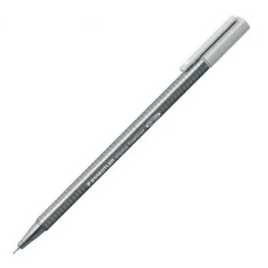 Barato STAEDTLER 10 ROTULADOR TRIPLUS FINELINER GRIS PLATA - 334-82