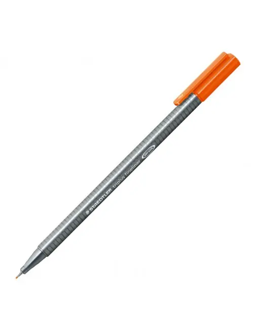 STAEDTLER 10 ROTULADOR TRIPLUS FINELINER NARANJA - 334-4 Lujoso