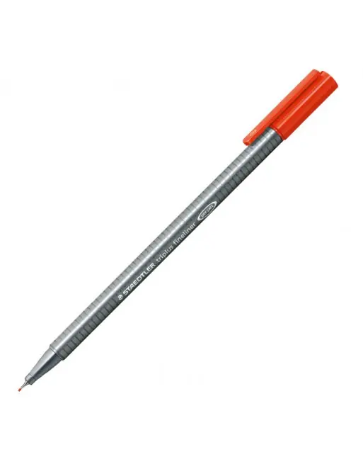 STAEDTLER 10 ROTULADOR TRIPLUS FINELINER ROJO - 334-2 Ordena Ya