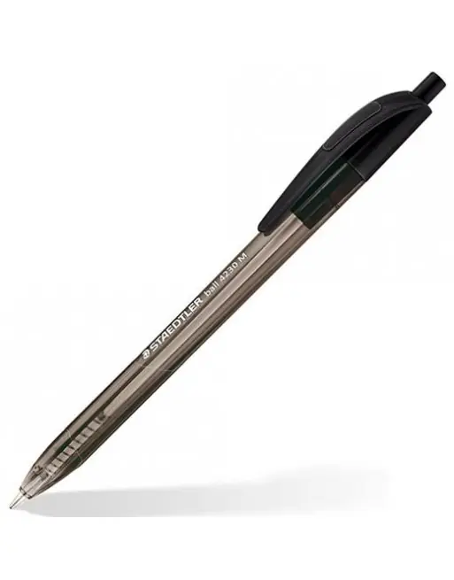 STAEDTLER BOLÍGRAFO RETRÁCTIL BALL 4230 M 1.0MM TRIANGULAR NEGRO CAJA 10 UNIDADES 4230 M-9 Devolución Gratuita