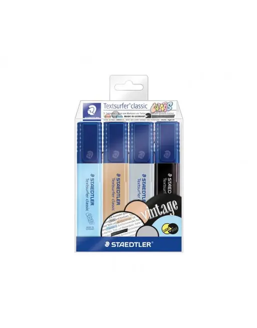 Oferta Especial STAEDTLER ESTUCHE 4 MARCADOR FLUORESCENTE TEXTSURFER 364 PASTEL - 364 CWP4