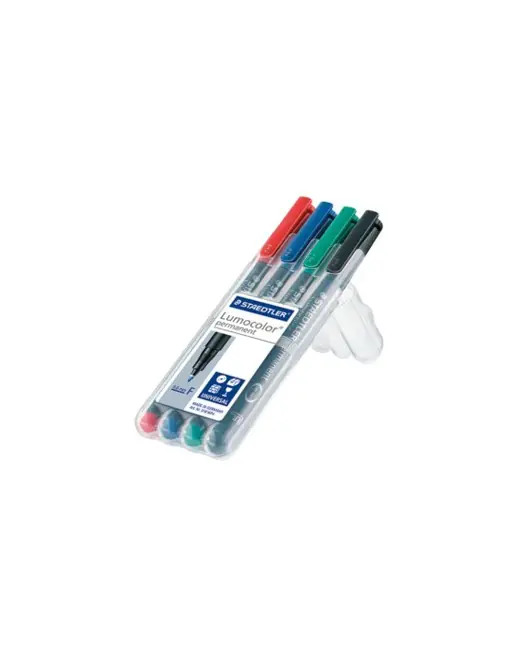 STAEDTLER ESTUCHE 6U ROTULADOR PERMANENTE LUMOCOLOR SURTIDO - 318 WP6 A Buen Precio