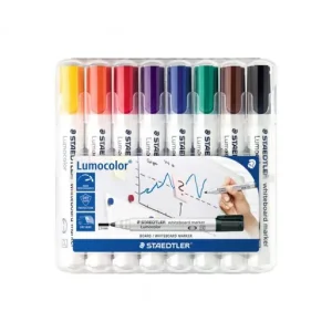 Nuevo Modelo STAEDTLER MARCADOR LUMOCOLOR WHITEBOARD 8 UNIDADES SURTIDO - 351 WP8