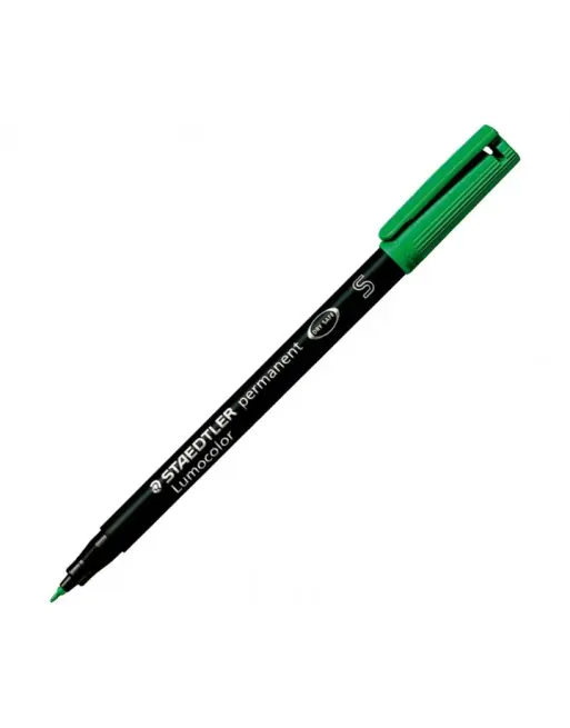 STAEDTLER ROTULADOR LUMOCOLOR PERMANENTE 0.4MM VERDE - 313-5 Envío Internacional