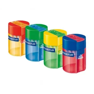 STAEDTLER SACAPUNTAS DOBLE AGUJERO COLORES SURTIDO 512 006 Máxima Calidad