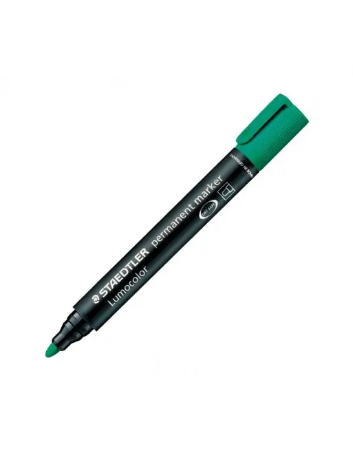 STAEDTLER SURTIDO MARCADOR PERMANENTE PUNTA CONICA VERDE - 352-5 Certificado