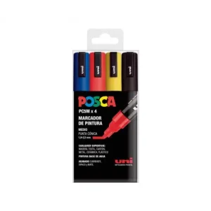 Pedido Al Por Mayor UNI-BALL ESTUCHE 4 MARCADORES POSCA BASIC PC5M/4C SURTIDO - 182634681