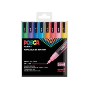 Compra Ahora UNI-BALL ESTUCHE 8 MARCADORES POSCA SPARKLINEGRO PC3M/8C SURTIDO - 182634671
