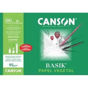 Novedad CANSON PACK 250H PAPEL VEGETAL A4 90G - C200406219