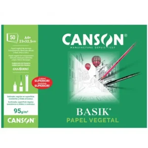 Lujoso CANSON BLOC 50H PAPEL VEGETAL A4+ 90GR - C200400714
