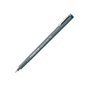 Ordenar Ahora Mismo STAEDTLER 10 ROTULADOR CALIBRADO PIGMENT LINER 308 0.3MM AZUL - 308 03-3