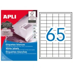 Precio Económico APLI 500 ETIQUETA 38X21.2 - 1776