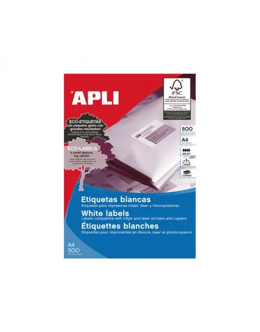 APLI 500H ETIQUETA BLANCA ILC 210X148 A5 - 1787 Gran Oferta