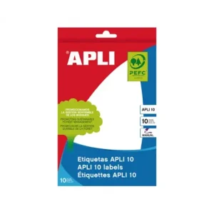 APLI ESTUCHE 10H ETIQUETA BLANCA 105X149 - 1662 Bestseller