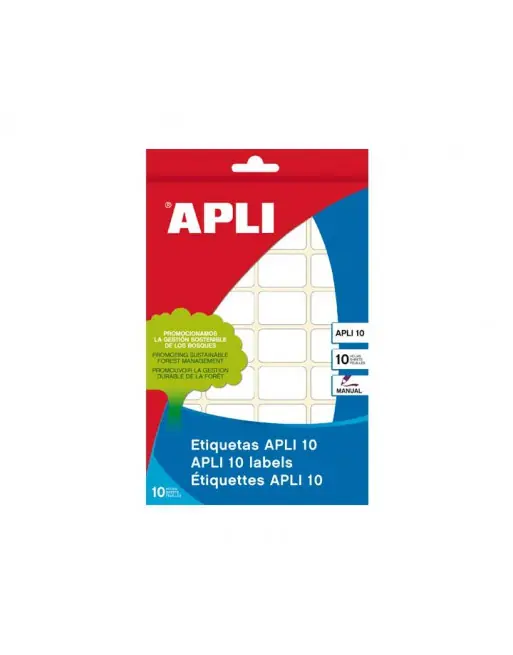 APLI ESTUCHE 10H ETIQUETAS BLANCA10X16 MM 0 - 1634 Stock Limitado