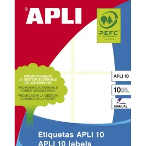 APLI PACK 10H ETIQUETA BLANCAS 50X70 - 1657 Moderno