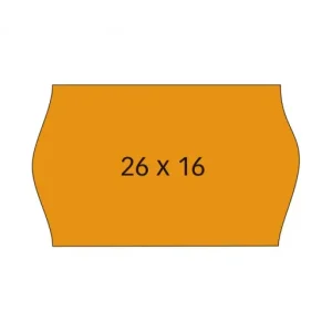 Última Versión APLI PACK 6 ROLLOS 1000 ETIQUETA 26X16 FLUO REM. - 101719