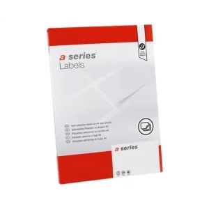 ASERIES 100H ETIQUETA BLANCO 38.1X21.2 - AS0587 Máxima Calidad