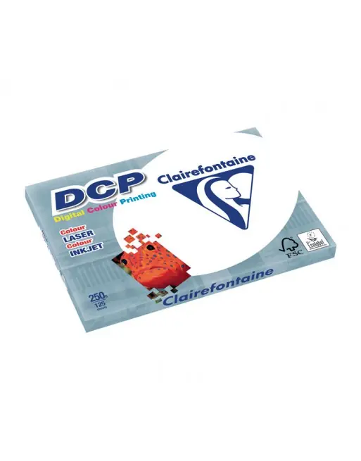 CLAIREFONTAINE PACK 125 HOJAS PAPEL BLANCO DCP A3 250G - 1858 Envío Exprés