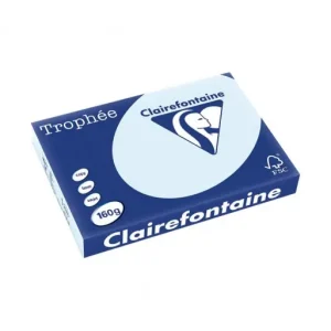 CLAIREFONTAINE PACK 250H PAPEL DE COLOR TROPHEE A3 160G AZUL CLARO - 2637C Compra Ahora