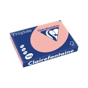 CLAIREFONTAINE PACK 250H PAPEL DE COLOR TROPHEE A3 160G SALMON - 1141C Envío Internacional