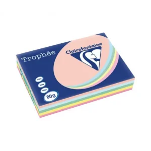 CLAIREFONTAINE PACK 500H PAPEL DE COLOR TROPHEE A3 80G SURTIDO - 1707C Envío Internacional