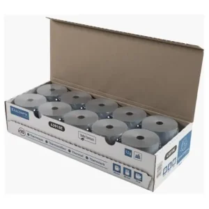 Última Versión EXACOMPTA 10 ROLLOS DE PAPEL TERMICO PARA REGISTRADORA 80X80MM SAFE 43918E