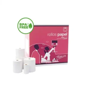 FABRISA 10 ROLLOS PAPEL SUMADORA TERMICO SIN BPA 80X80MM.-18370 Comprar En Línea