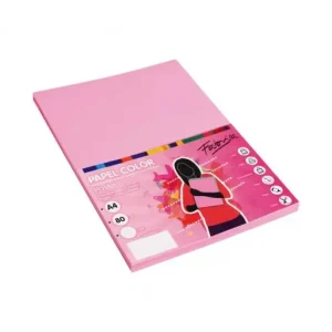 Imprescindible (Must-Have) FABRISA PACK 100H PAPEL DE COLOR 80GR A4 ROSA - 15619