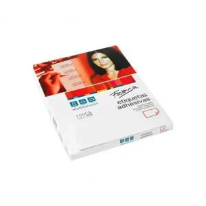 Novedad FABRISA PAQUETE 4400 ETIQUETAS ADHESIVAS FORMATO 100 HOJAS A4 CORTADAS CANTOS RECTOS 48,5X25,4 15294