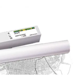 FABRISA ROLLO PAPEL PLOTTER PLANOS 84.1CMX175M 80GR - 16091 Entrega Rápida