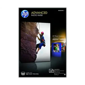 HP PACK 25H PAPEL FOTO FOTOGRAFICO BRILLANTE ADVANCED 10X15CM 250GR - Q8691A Premium