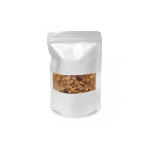 A IBP BOLSA PAPEL BLANCO PLASTIFICACO DOYPACK CON VENTANA. BASE SEMI FUELLE Y AUTOCIERRE MEDIDA 12X20+6 1000 UNIDADES ID-19/30/2 Envío Inmediato