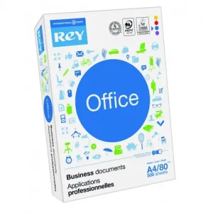 REY PAPEL FOTOCOPIA A4 500 HOJAS 80 GR OFFICE DOCUMENT DIN A4 - 10 S - 51-R38030 Compra Hoy