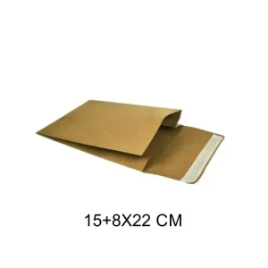Oferta A IBP SOBRES PAPEL E-COMMERCE KRAFT CON SOLAPA 1 TIRA ADHESIVA Y FUELLE MEDIDA 15+8X22CM 500 UNID ID-19/50/110