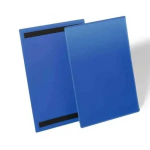 Compra Ahora DURABLE CAJA 50 FUNDA MAGNETICO A4 VERTICAL SEÑALIZACION AZUL - 174407