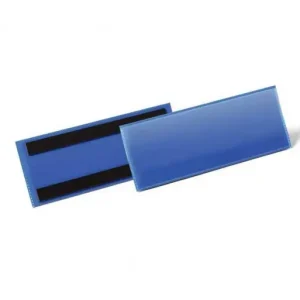 DURABLE CAJA 50 FUNDA MAGNETICO 1/2 A5 HORIZONTAL SEÑALIZACION AZUL - 175707 No Te Lo Pierdas